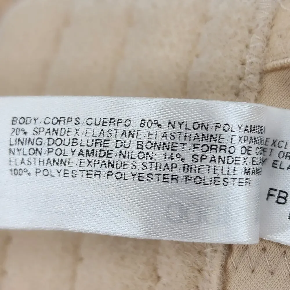 Wacoal Awareness Soft Cup Sand Color Full Coverage Wire Free Bra Size 34DDD